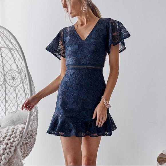 Two Sisters the Label ALEXIA DRESS - NAVY NEW - Picture 2 of 6